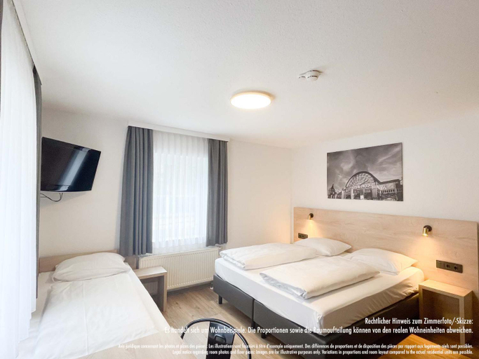 Bedroom 3, Hotel Am Park, Ortenaukreis