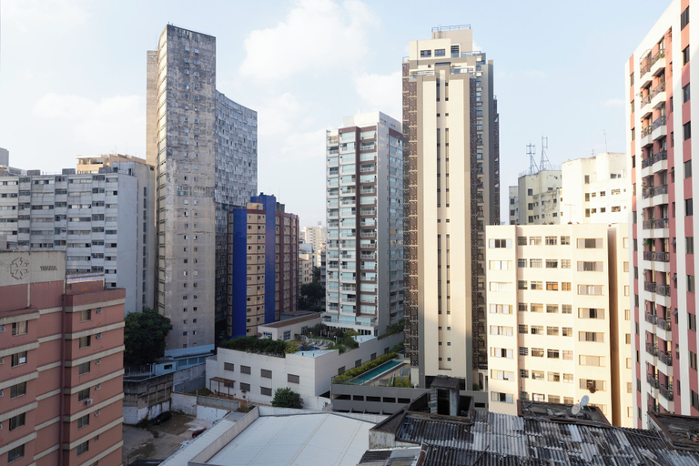 Exterior & Views, Estúdios com AC e Varanda na Bela Vista, São Paulo