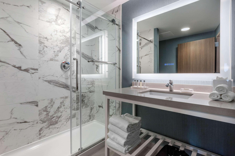 Bathroom 5, Cambria Hotel West Orange, Essex
