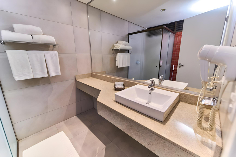 Bathroom 5, Foz Plaza Hotel, Foz do Iguaçu