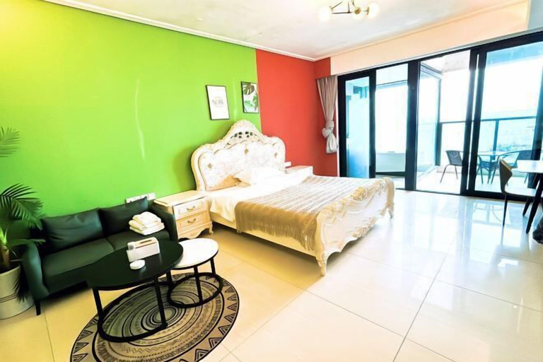 Bedroom 3, Beibuwan Yihao Dibiao Seaview Apartment Hotel, Beihai