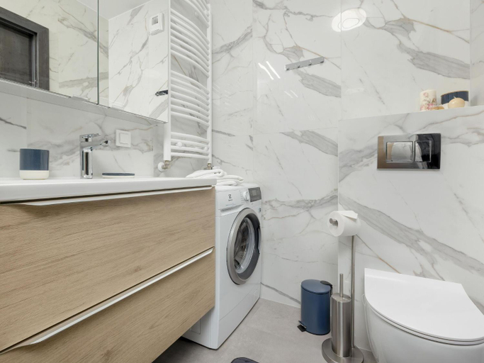 Bathroom 4, Apartment, sauna, swimming pool, Dziwnow, Kamień