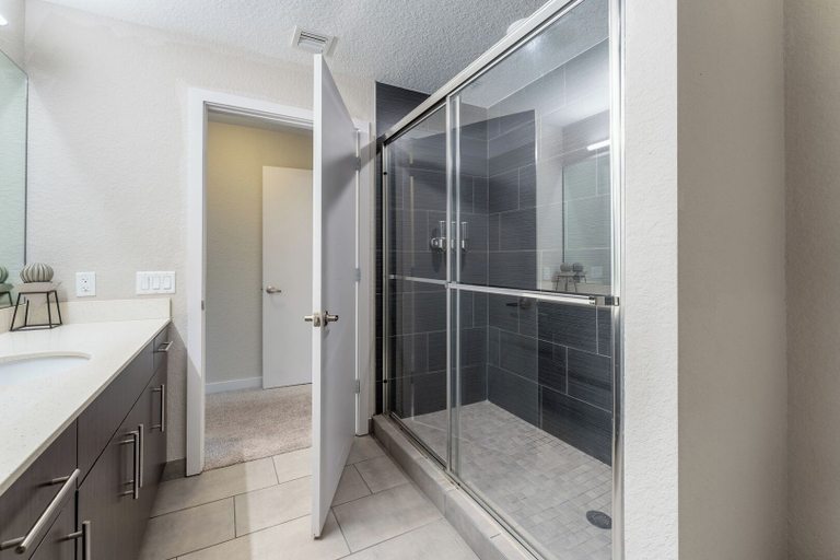 Bathroom 3, Daytona 3BR Getaway Pool, Gym, Pet Friendly, Volusia