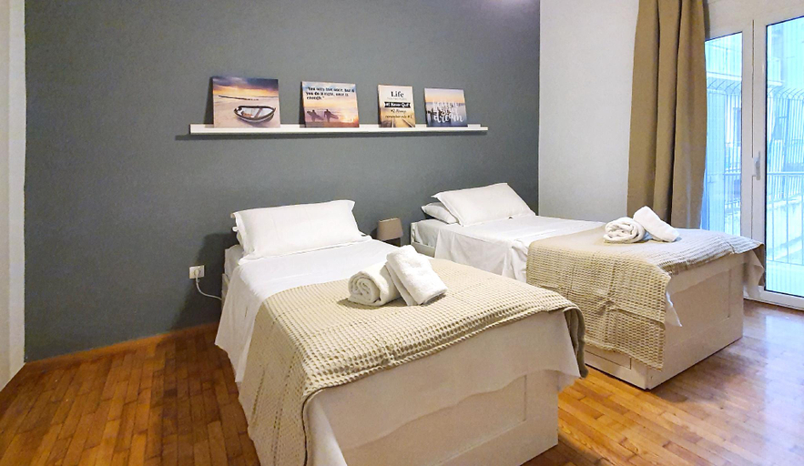 Bedroom 2, Renovated Modern & Specious 2Bd Apt Athens center, Attica