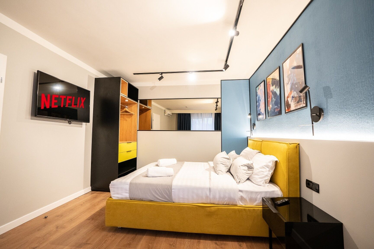 Bedroom 2, Luxury Apart-Hotel Bucharest, Municipiul Bucuresti