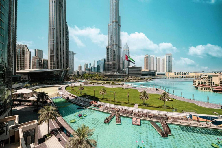 View from property 5, Grand 2BR Burj Khalifa Gym/pool by Belvilla, Dubai