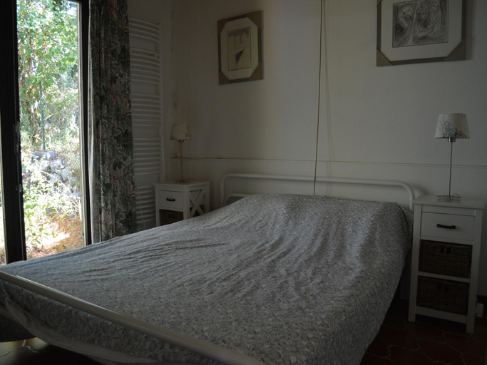 Bedroom 1, Holiday Home in Fayence with Private Pool, Var