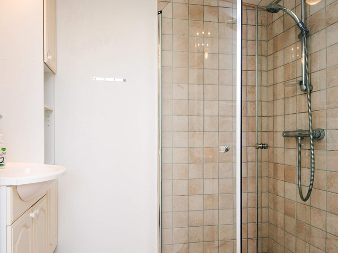 Bathroom, 4 Person Holiday Home in Vejers Strand, Varde