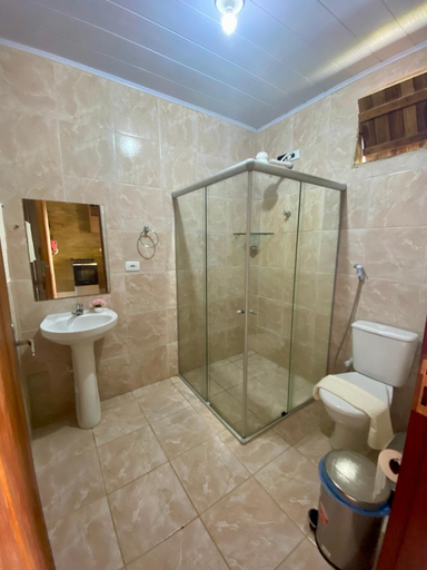 Bathroom, Eco Flat Pedra do Rodeadouro Hotel Fazenda, Bonito