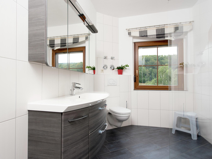 Bathroom 2, Cozy Ski Base with Garden, Erzgebirgskreis