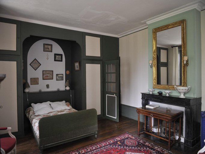 Bedroom, House in Burgundy with Private Pool, Saône-et-Loire