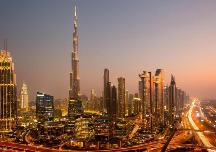View from property 3, Grand 2BR Burj Khalifa Gym/pool by Belvilla, Dubai