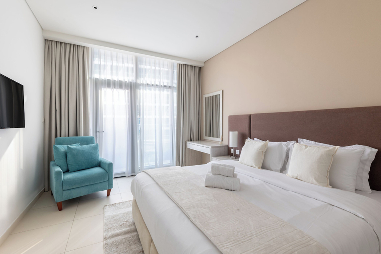 Bedroom 3, Stylish One-Bedroom Oasis Palm Location, Dubai