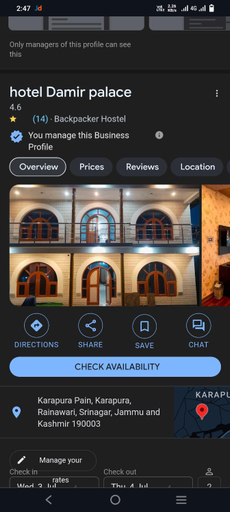 Others 2, dameer palace, Srinagar