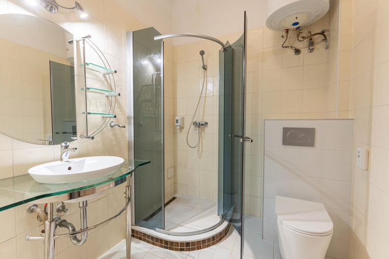 Bathroom 5, Oázis Hotel Apartments, Nagykanizsai/Zalakaros
