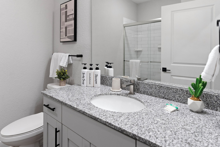 Bathroom, Landing Apartments Newberry, Alachua