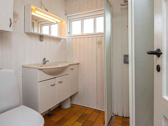 Bathroom, 4 Star Holiday Home in Grenaa, Norddjurs