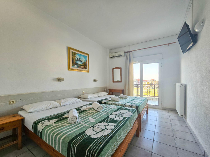 Bedroom 3, Niki Hotel Paralia, Central Macedonia