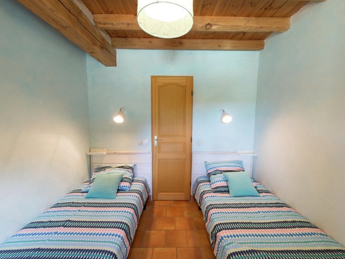Bedroom 3, Holiday Home in Ardeche with Pool, Ardèche