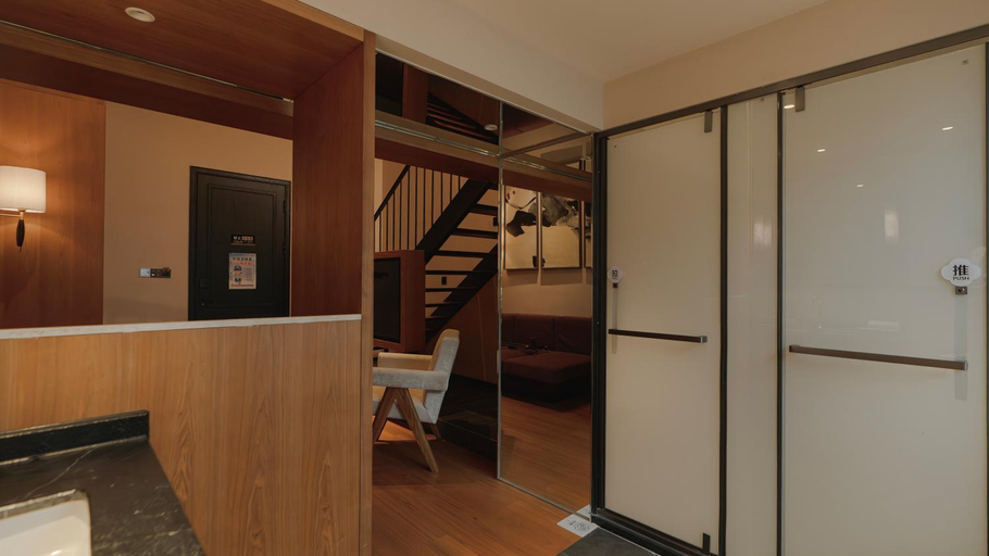 Bedroom 2, 重庆濮上复古阁楼酒店, Chongqing