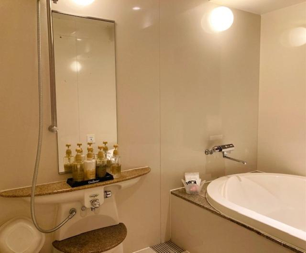 Bathroom 2, Hotel Watergate Okayama, Okayama