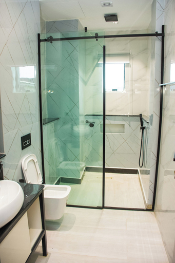 Bathroom 4, THE THRIBEKA INTERNATIONAL HOTEL, Oshimili South