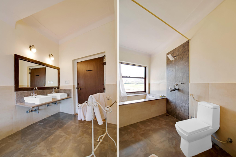 Bathroom, Palette - Jhadol Safari Resort, Udaipur