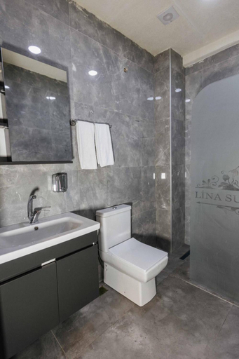 Bathroom 5, Lina Suit Hotel, Bayrampaşa