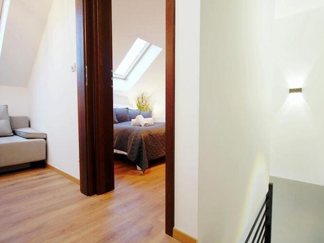 Bedroom 2, Spacious holiday home with a terrace, Mielenko, Koszalin