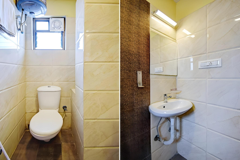 Bathroom, Goroomgo Elite Inn Ultadanga Kolkata, Kolkata