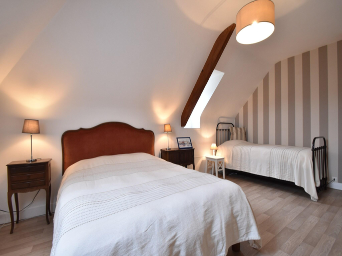 Bedroom 2, th-Century Normandy Stay, Manche