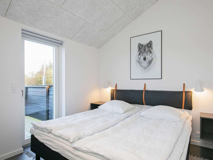 Bedroom 2, 5 Star Holiday Home in Saltum, Jammerbugt