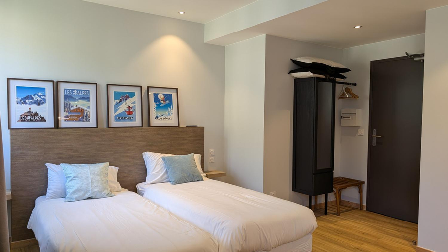Bedroom 2, Sport'Hotel-Aparthotel de Milan, Isère