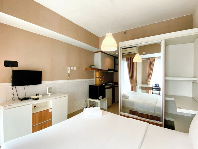 Bedroom, Good Deal And Restful Studio Grand Dhika City Apartment, Bekasi