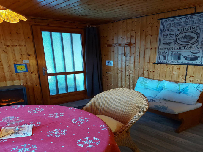 Bedroom 2, Chalet with Garden in Lotharingen, Vosges