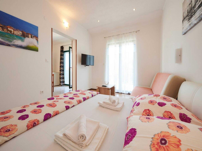 Bedroom, Apartments Vujina - Premium Studio Apartment with Terrace 1 Petra, Kaštela