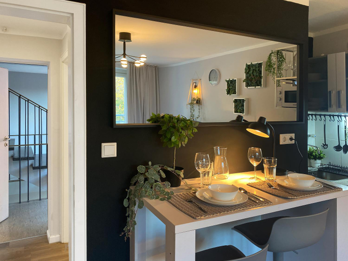 Kitchen 2, Modernes City Apartment, Augsburg