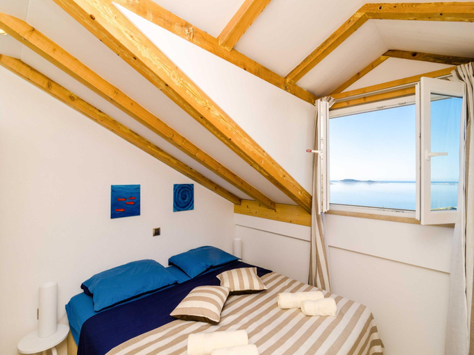 Bedroom 2, Apartments Knego - Two Bedroom Apartment with Balcony and Sea View, Župa Dubrovačka