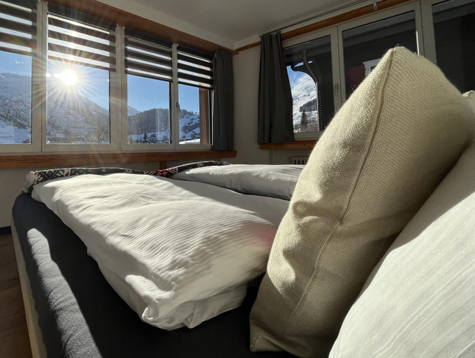 Bedroom 3, Mountain Lodge Sedrun, Surselva