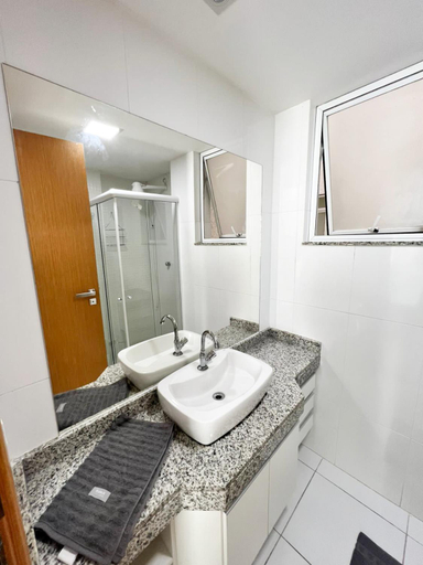 Bathroom 4, Eu Amo Arraial Hospedagem - Apto 10 Pessoas Luz do Sol Prainha, Arraial do Cabo
