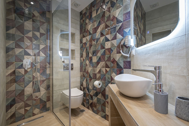 Bathroom 3, Sandra Seafront Apartment by RentalsPro Services - Nea Moudania, Central Macedonia