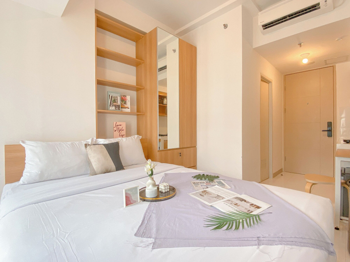 Bedroom, Warm And Good Studio Room At Tokyo Riverside Pik 2 Apartment, Tangerang