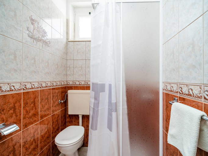 Bathroom, Apartment studio for 3 people, Lumbarda