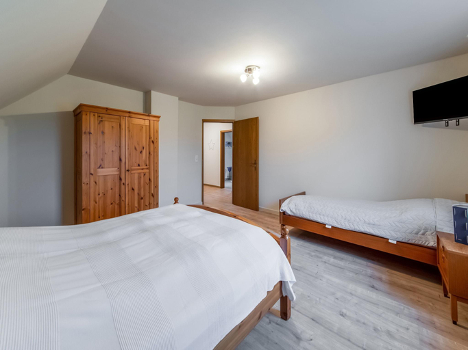 Bedroom 2, Holiday Home in Bullingen with Garden, Liège