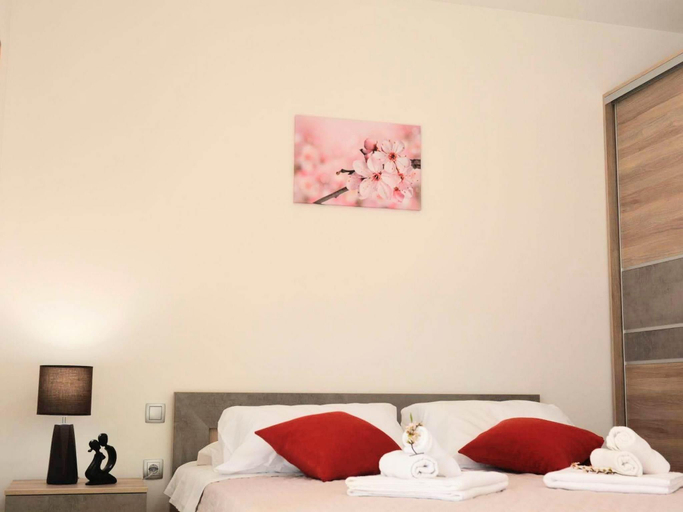 Bedroom 2, Fancy Apartments Dream - Modern One Bedroom Apartment with Balcony and Sea View  3, Blato
