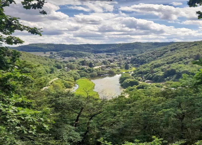 View from property 2, Capacious Holiday Home in Membre With Garden, Namur