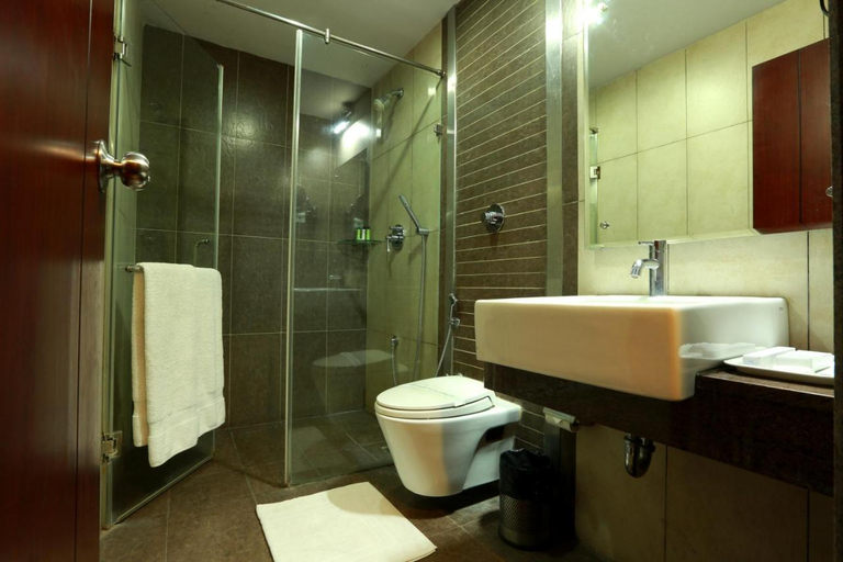 Bathroom 4, Hotel Abhimaani Vasathi, Bangalore
