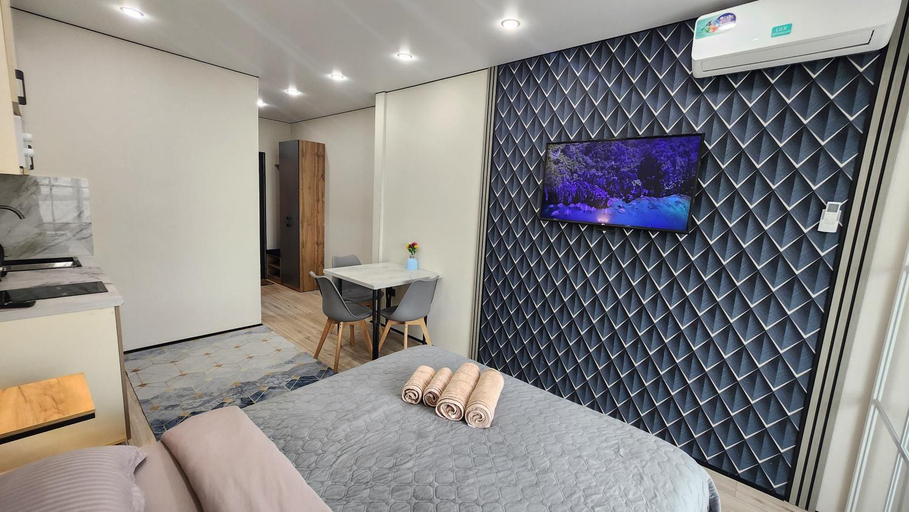 Bedroom 2, Апартаменты в ЖК Meridian Apartments, Almaty