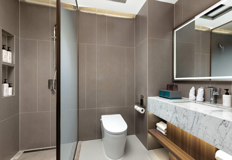 Bathroom, Days Hotel By Wyndham Tianshui Qinzhou, Tianshui