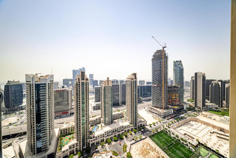 View from property 2, Grand 2BR Burj Khalifa Gym/pool by Belvilla, Dubai